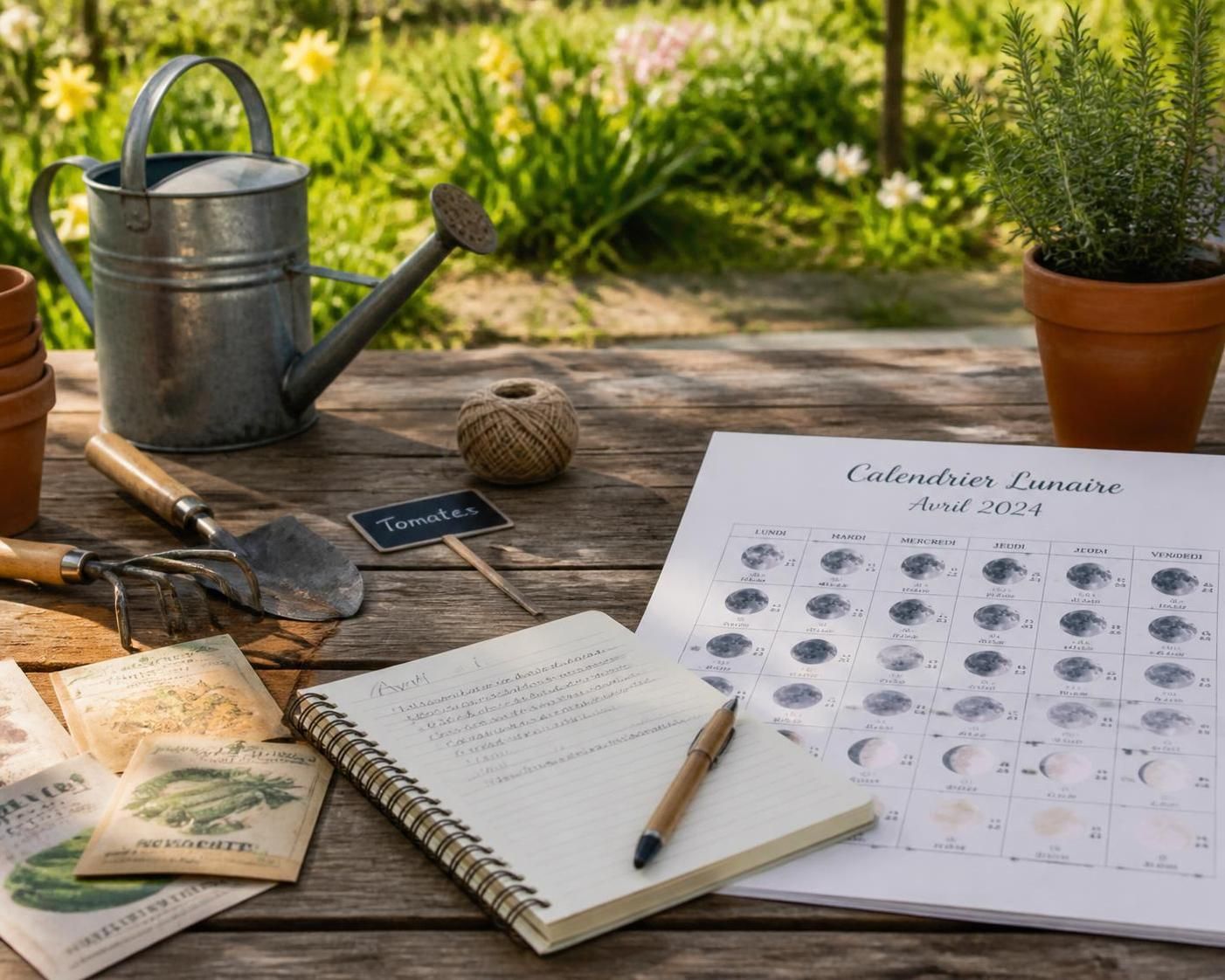 découvrez comment jardiner avec la lune en avril 2026 grâce à notre calendrier lunaire gratuit, pour optimiser vos plantations et récoltes au rythme des phases lunaires.