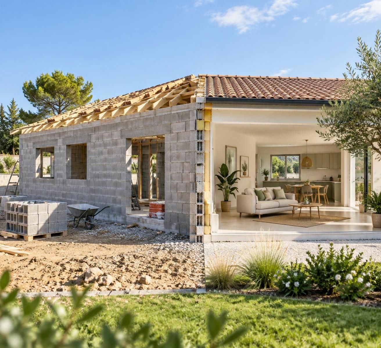 découvrez le prix de construction d’une maison de 100 m² : budget clé en main, coût d’un plain-pied et tarif du gros œuvre pour bien préparer votre projet.